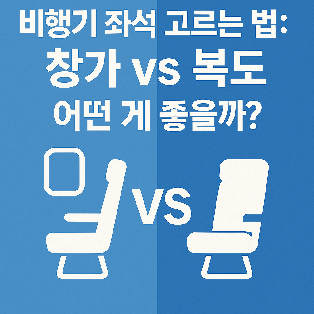 비행기 좌석