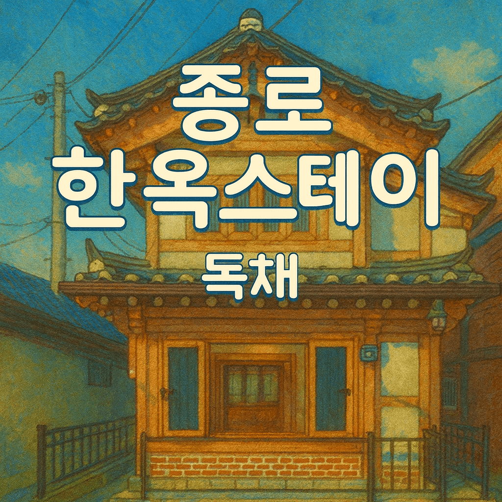 종로 한옥스테이 독채